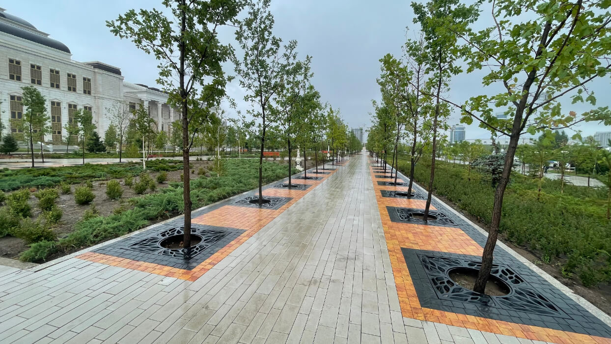 Приствольная решетка для дерева ZKING CRUST 1.2х1.2м Черная в Златоусте фото