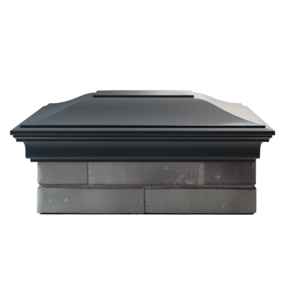 Колпак Zking Монблан Серый на столб 2х1.5 кирпича (515х385мм) в Златоусте фото