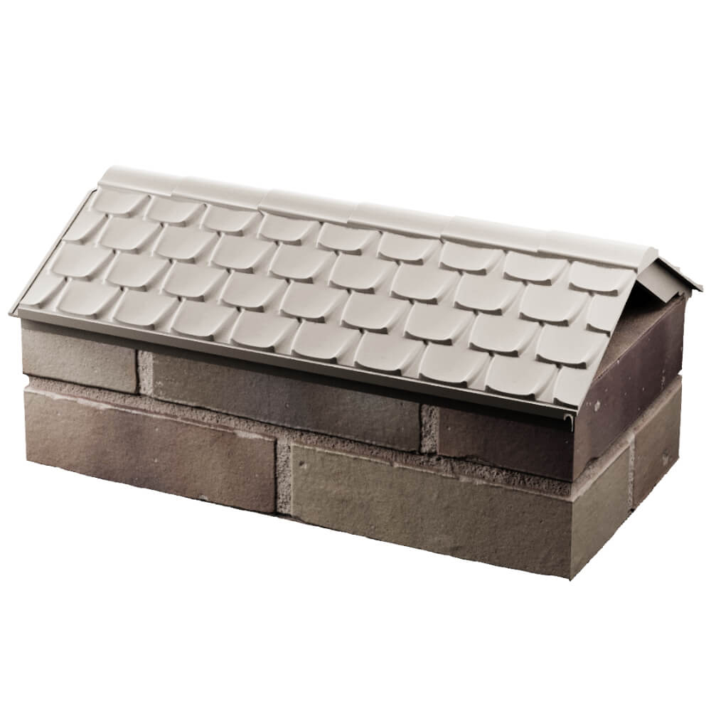 Парапет Zking Эльбрус Бежевый с посадкой на 1 кирпич (255мм) в Златоусте фото