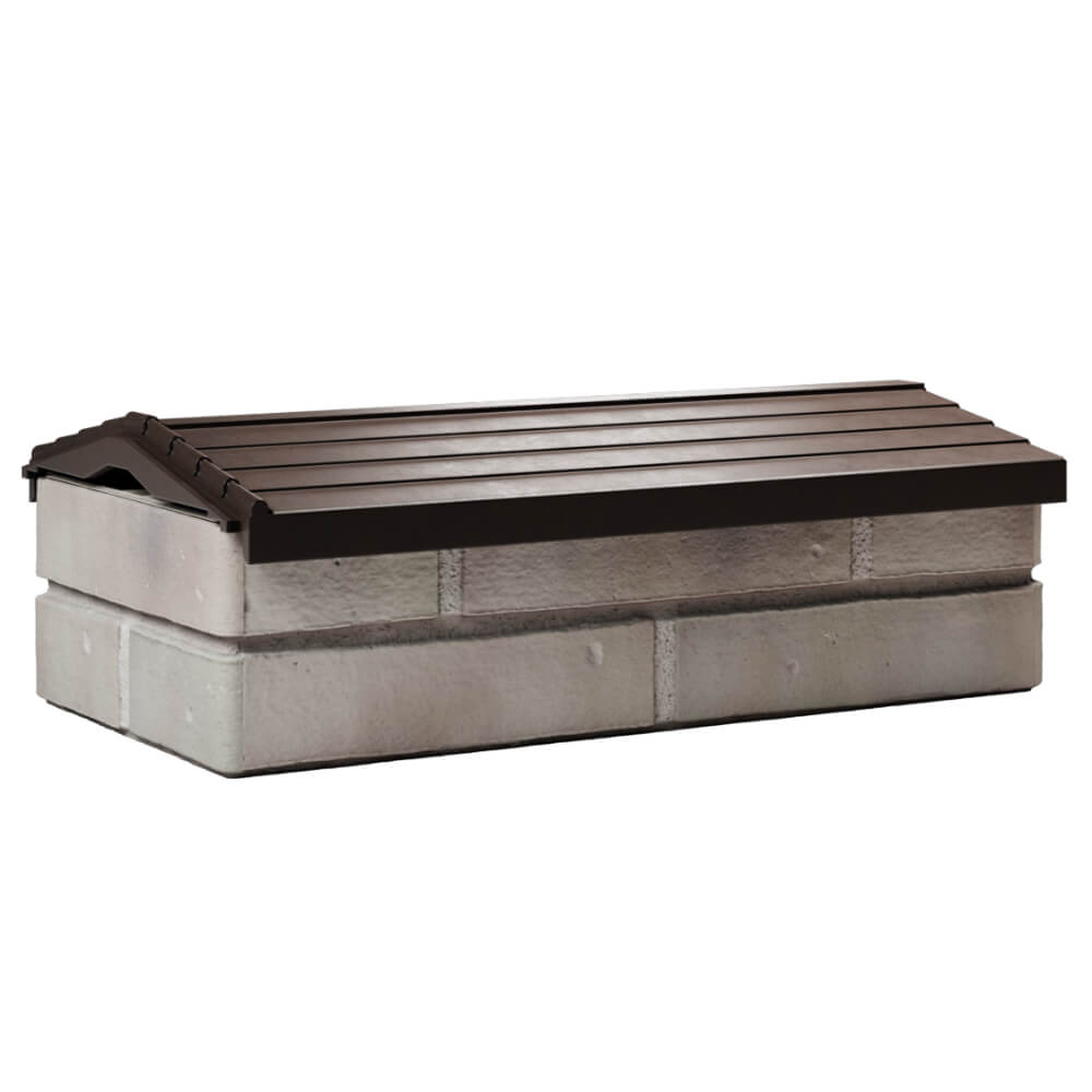 Парапет Zking Бона ХайТек Коричневый с посадкой на 1 кирпич (200/225/255мм) Златоуст фото