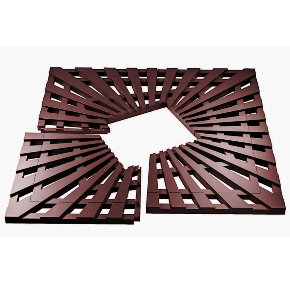 Приствольная решетка для дерева ZKING ATMOSPHERE 1.2х1.2м Коричневая в Златоусте фото