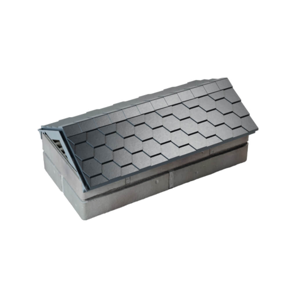 Парапет Zking Эверест Серый с посадкой на 1 кирпич (200/225/255мм) в Златоусте фото