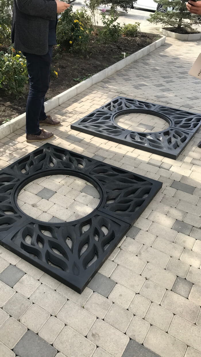 Приствольная решетка для дерева ZKING CRUST 1.2х1.2м Черная в Златоусте фото