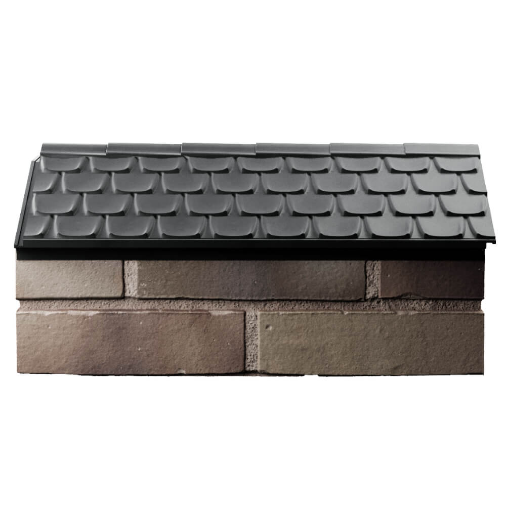 Парапет Zking Эльбрус Серый с посадкой на 1 кирпич (255мм) в Златоусте фото