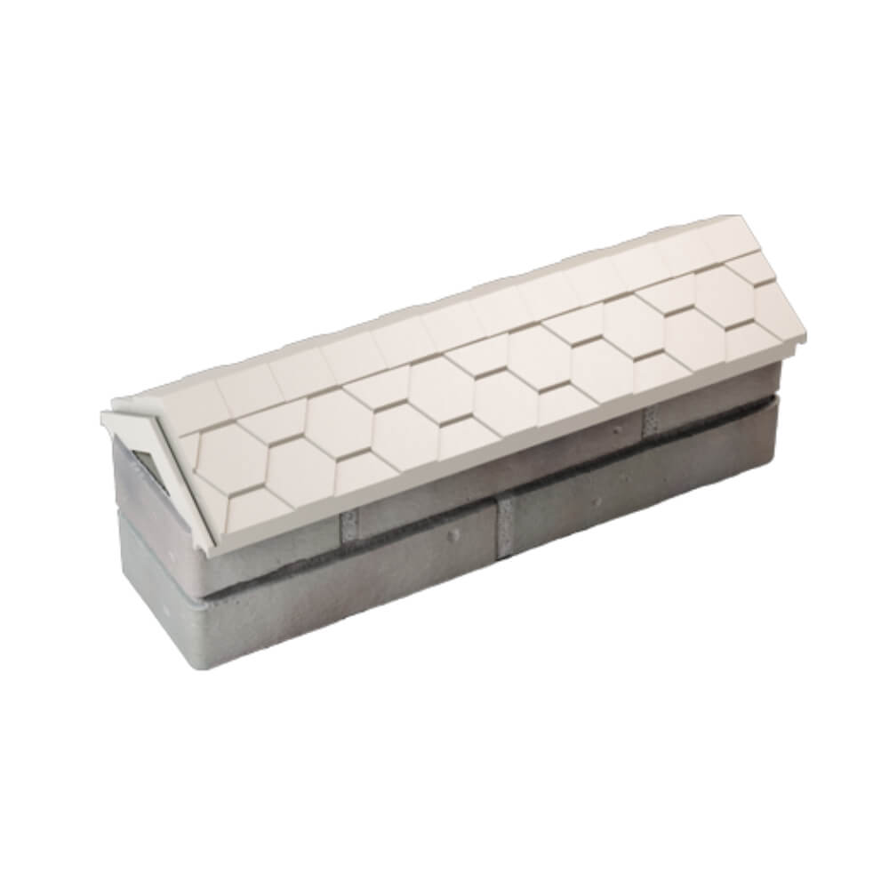 Парапет Zking Эверест Бежевый с посадкой на 0.5 кирпича (130мм) в Златоусте фото