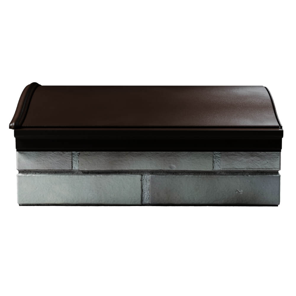 Парапет Zking Монблан Коричневый посадка на 1.5 кирпича (355/385мм) в Златоусте фото