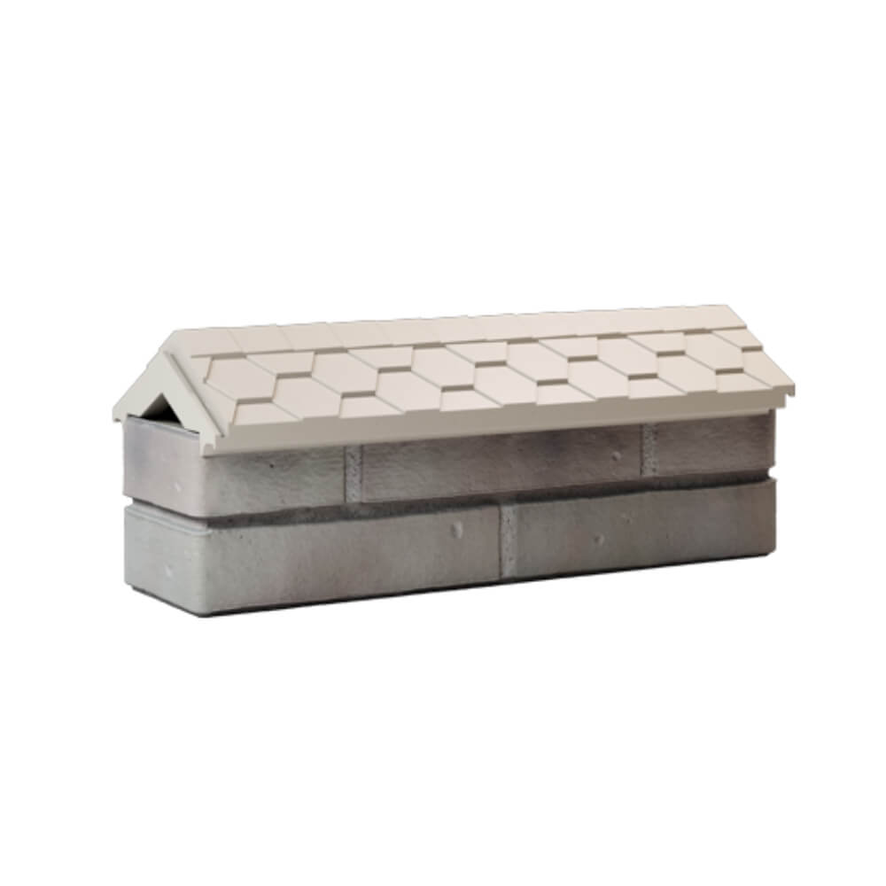 Парапет Zking Эверест Бежевый с посадкой на 0.5 кирпича (130мм) Златоуст фото