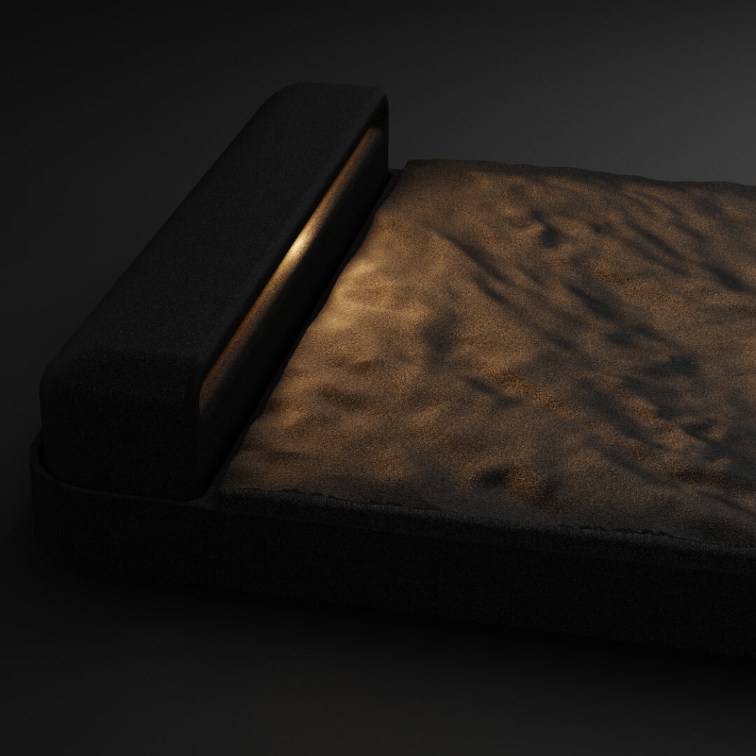 LED Светильник для шаговой плиты STONE Черный Сланец 330х75х98мм Златоуст фото