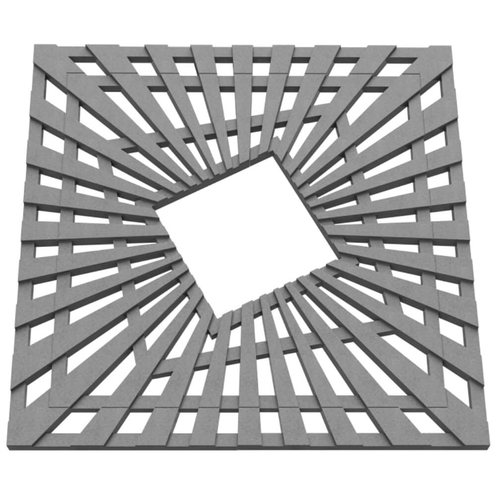 Приствольная решетка для дерева ZKING ATMOSPHERE 1.2х1.2м Серая в Златоусте фото