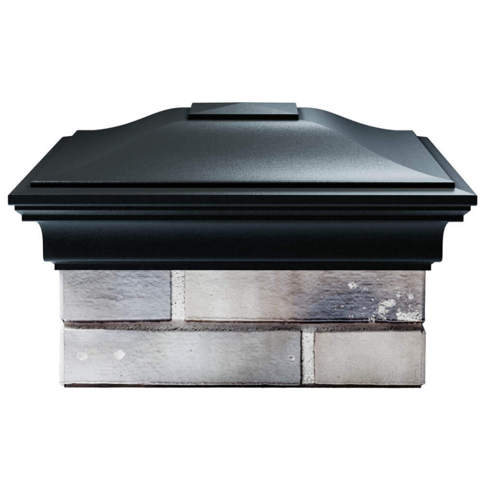 Колпак Zking Монблан Черный на столб 1.5х1.5 кирпича (385х385мм) Златоуст фото