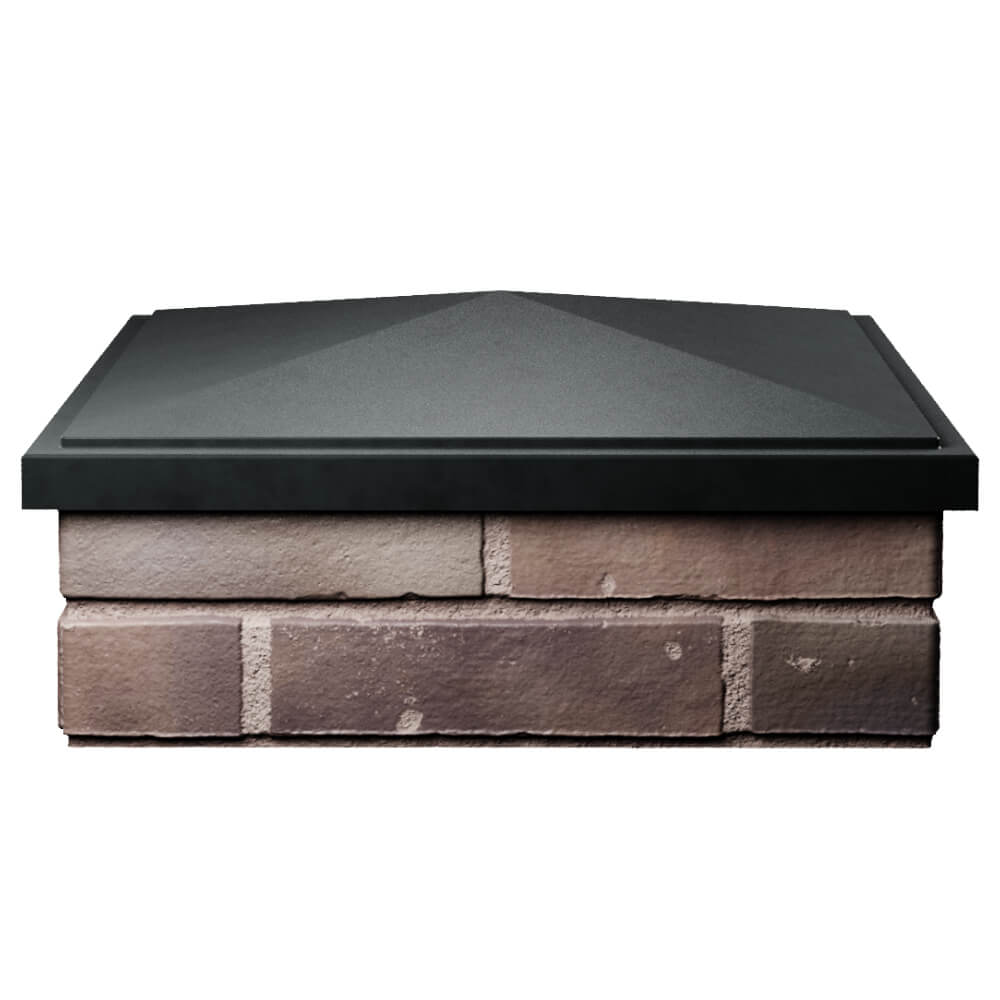 Колпак Zking БонаМоно Черный на столб 2х2 кирпича (515х515, 530х530мм) Златоуст фото