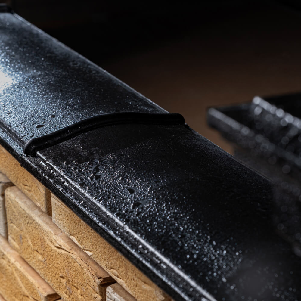 Парапет Zking Монблан Черный посадка на 0.5 кирпича (130мм) в Златоусте фото