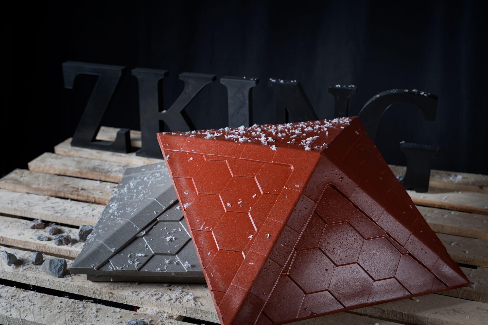 Колпак Zking Эверест Красный на столб 1.5х1.5 кирпича (390х390мм) в Златоусте фото