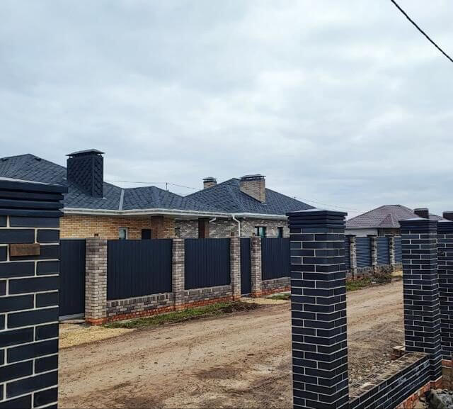 Колпак Zking Бона ХайТек Серый на столб 1.5х1.5 кирпича (385х385мм) в Златоусте фото