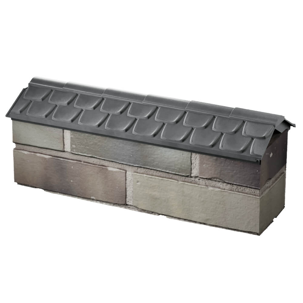 Парапет Zking Эльбрус Серый с посадкой на 0.5 кирпича (130мм) в Златоусте фото