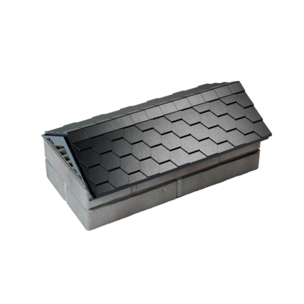 Парапет Zking Эверест Черный с посадкой на 1 кирпич (200/225/255мм) в Златоусте фото