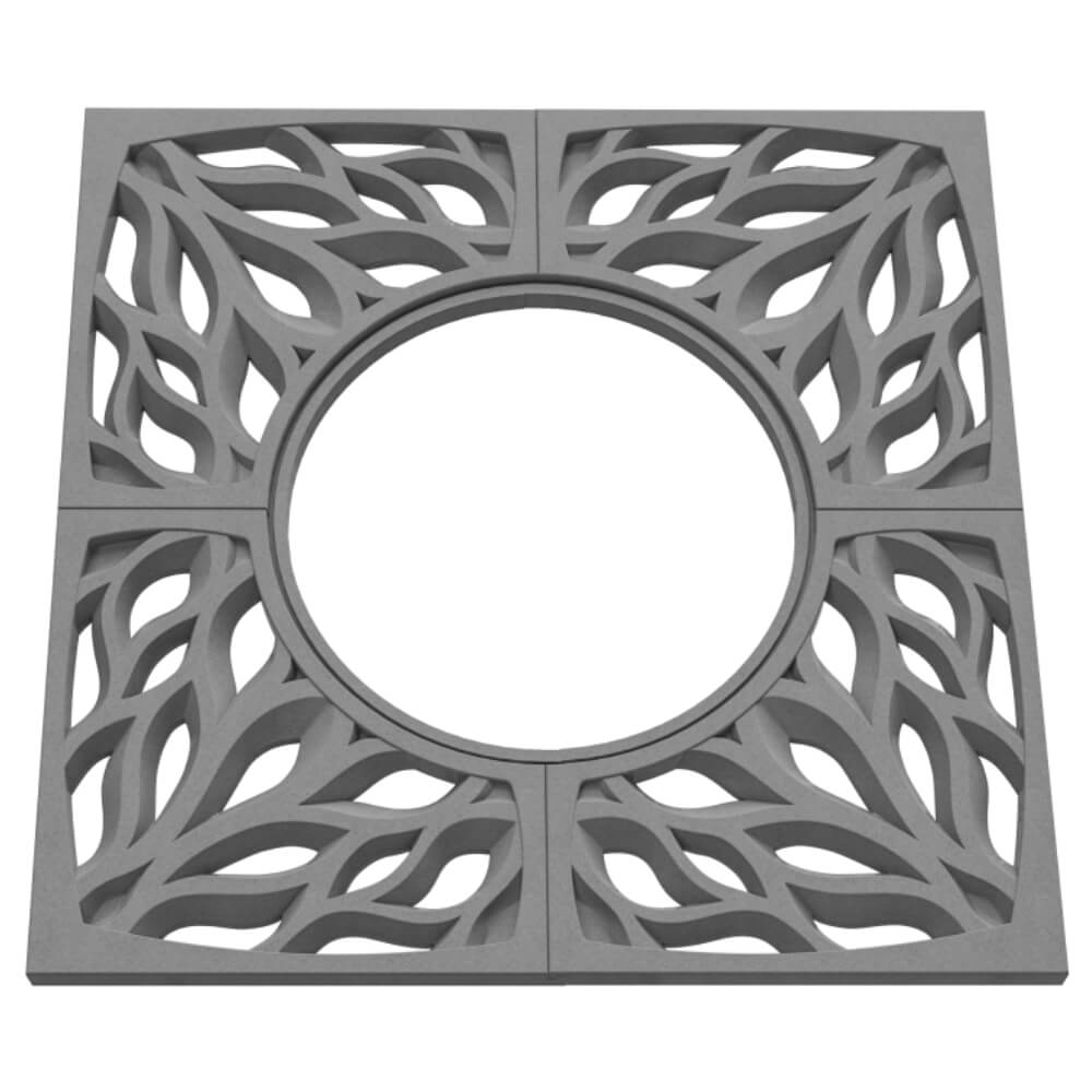 Приствольная решетка для дерева ZKING CRUST 1.2х1.2м Серая в Златоусте фото