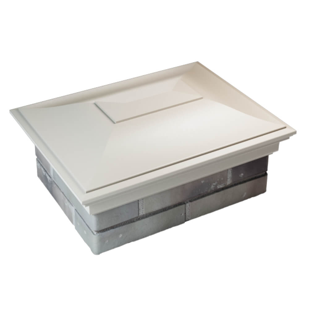 Колпак Zking Монблан Бежевый на столб 2х1.5 кирпича (515х385мм) Златоуст фото