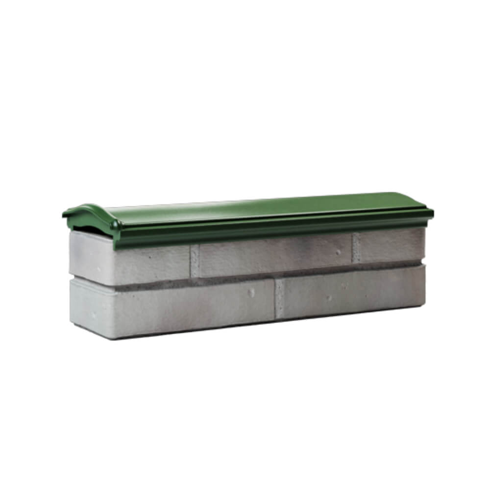 Парапет Zking Монблан Зеленый посадка на 0.5 кирпича (130мм) Златоуст фото