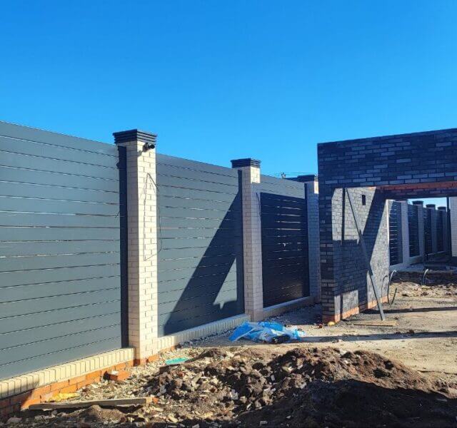 Колпак Zking Бона ХайТек Серый на столб 1.5х1.5 кирпича (385х385мм) в Златоусте фото