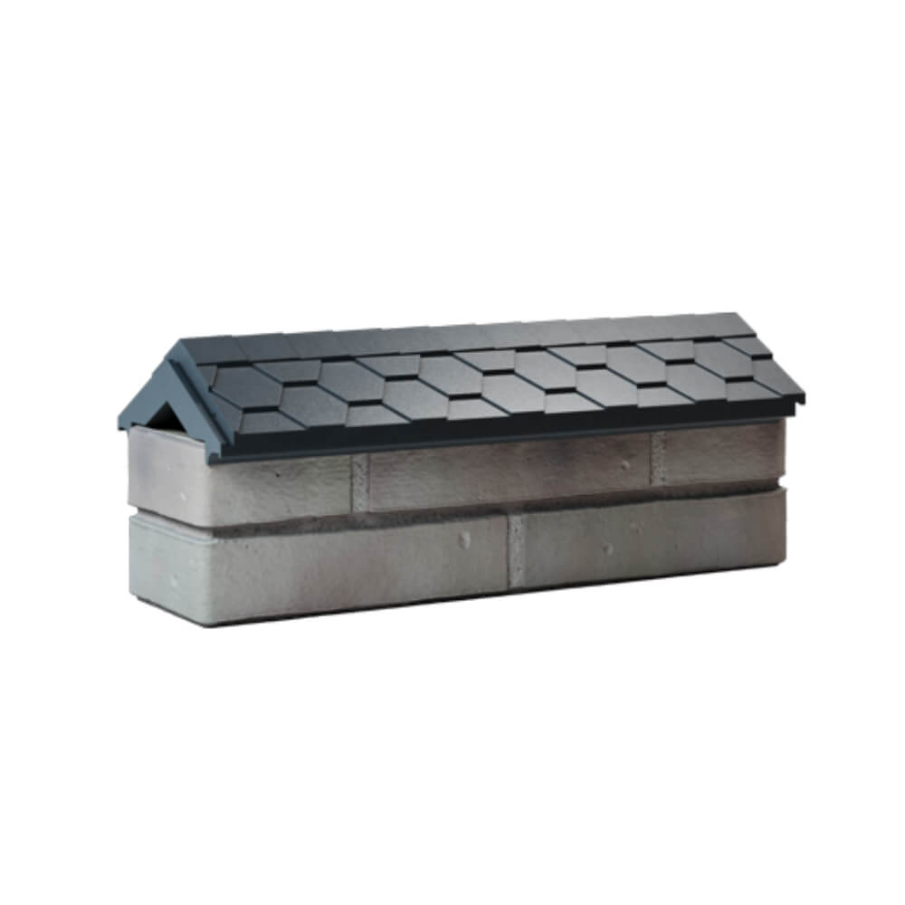 Парапет Zking Эверест Серый с посадкой на 0.5 кирпича (130мм) Златоуст фото