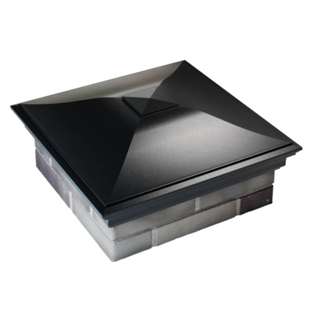 Колпак Zking Монблан Черный на столб 2х2 кирпича (515х515мм) Златоуст фото