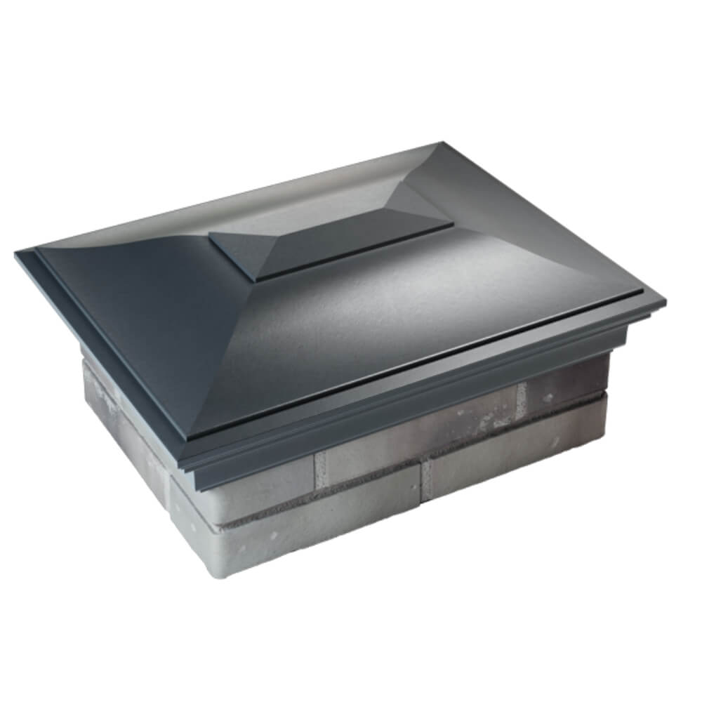 Колпак Zking Монблан Серый на столб 2х1.5 кирпича (515х385мм) Златоуст фото