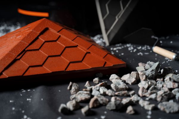 Колпак Zking Эверест Красный на столб 1.5х1.5 кирпича (390х390мм) в Златоусте фото