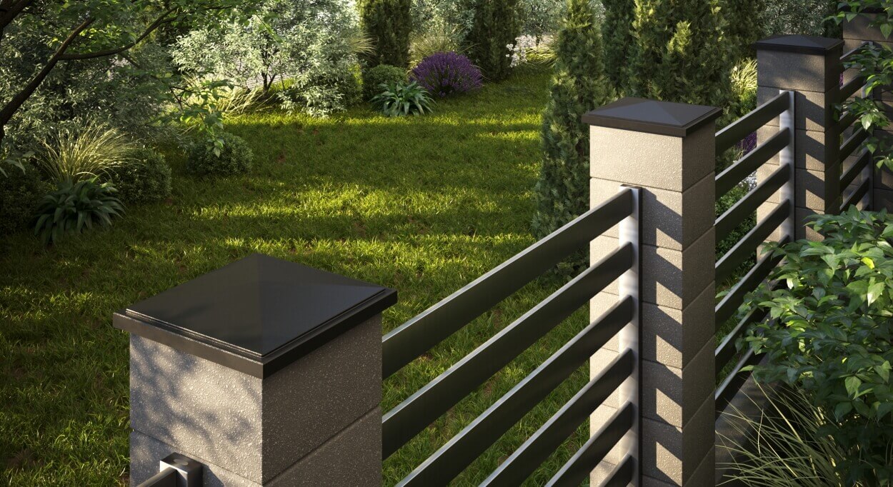 Колпак Zking БонаМоно Коричневый на столб 1.5х1.5 кирпича (385х385, 400х400мм) в Златоусте фото