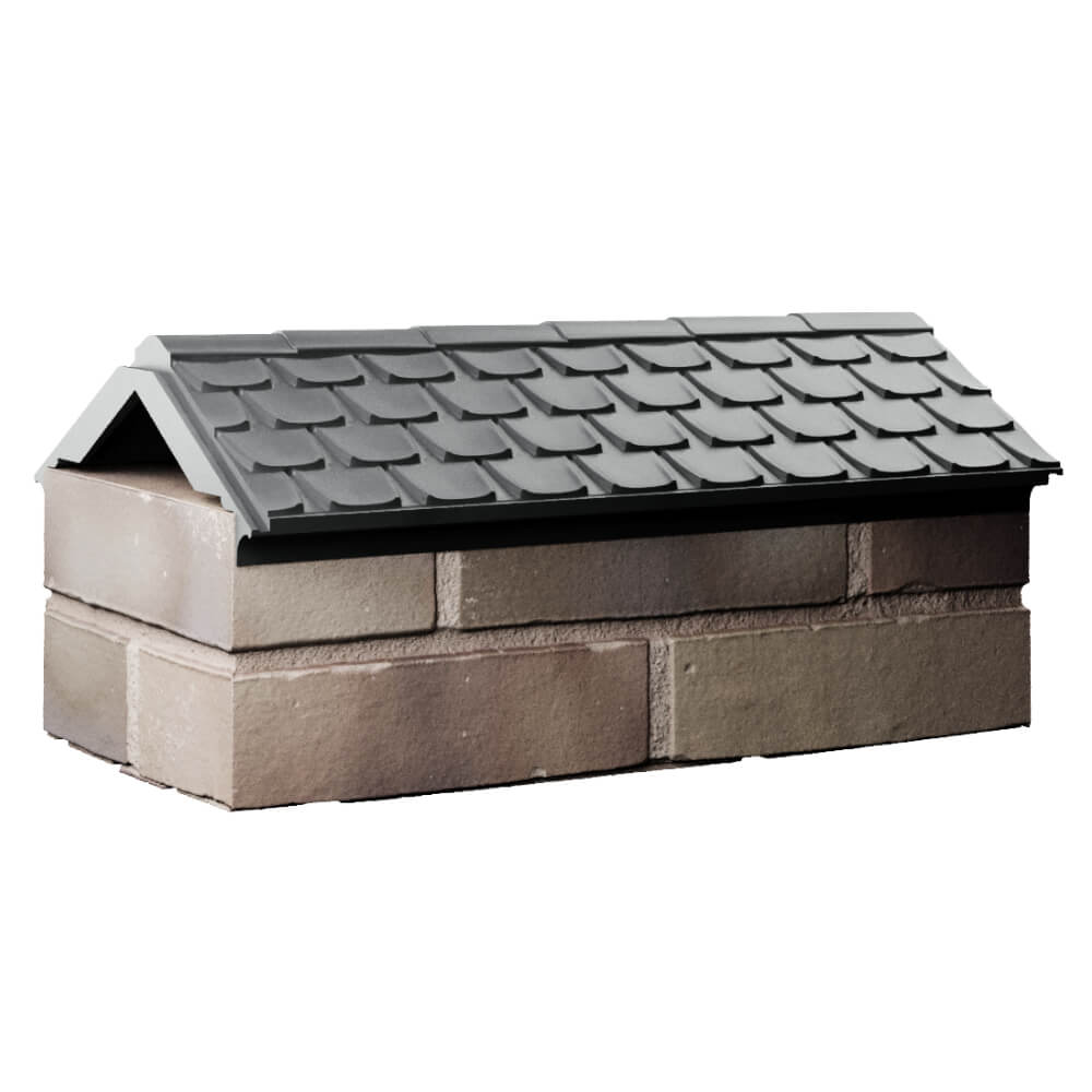 Парапет Zking Эльбрус Серый с посадкой на 1 кирпич (255мм) Златоуст фото