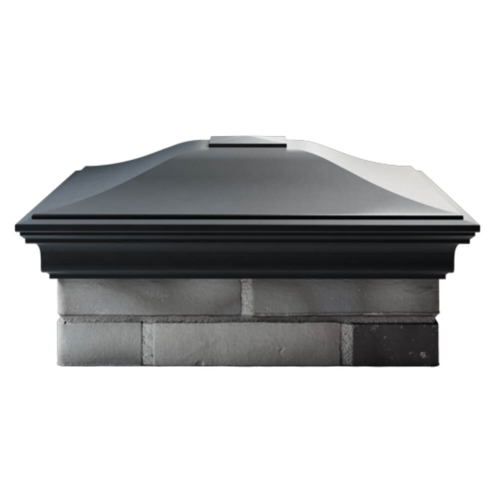 Колпак Zking Монблан Серый на столб 2х2 кирпича (515х515мм) в Златоусте фото