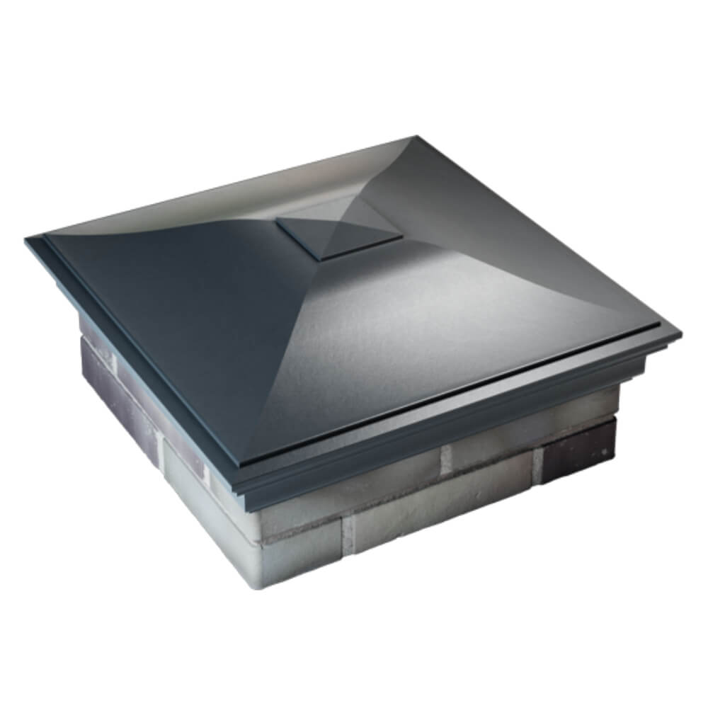 Колпак Zking Монблан Серый на столб 2х2 кирпича (515х515мм) Златоуст фото