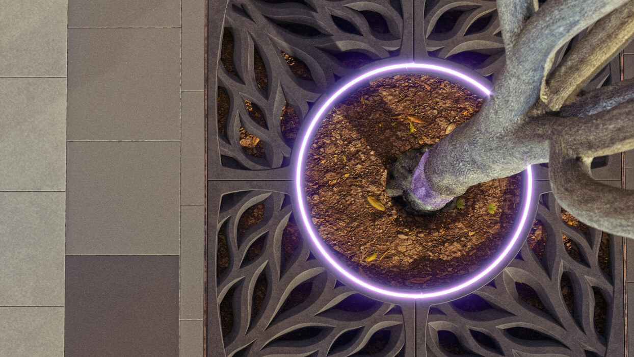 Приствольная решетка для дерева ZKING CRUST 1.2х1.2м Черная в Златоусте фото