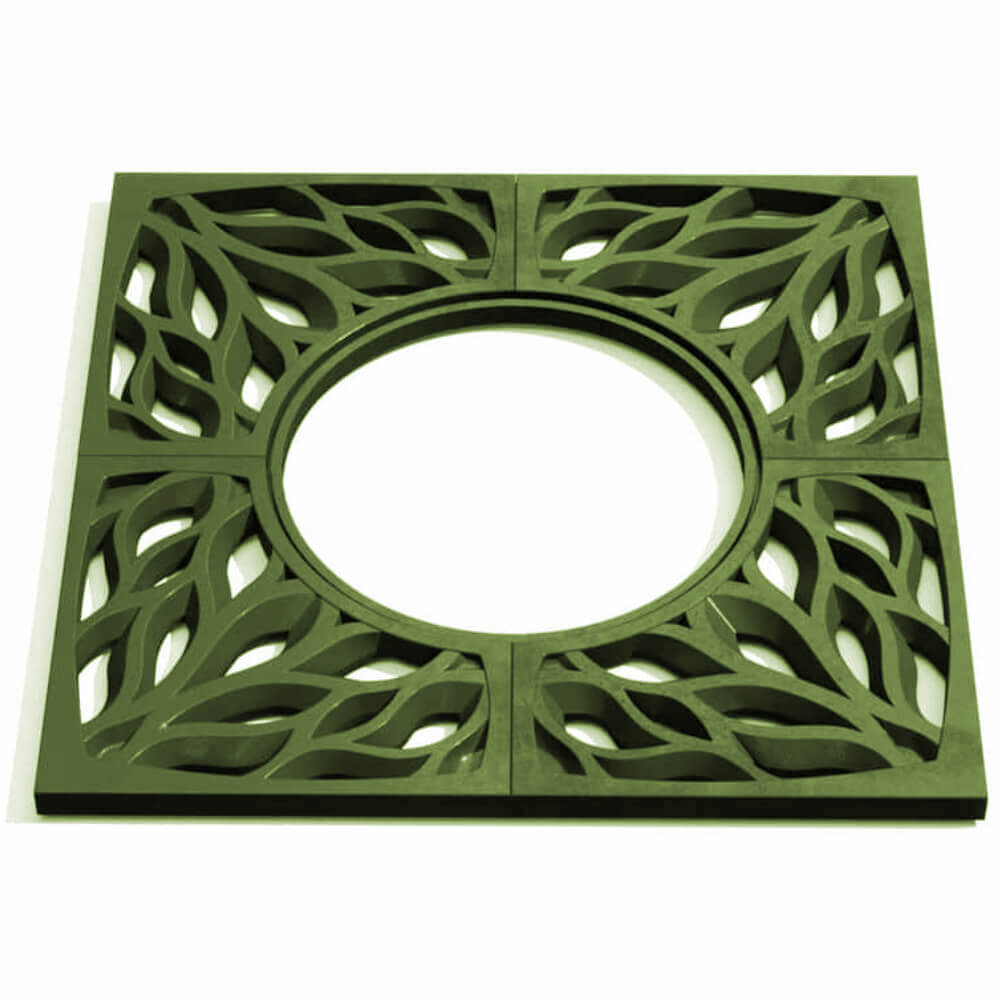 Приствольная решетка для дерева ZKING CRUST 1.2х1.2м Зеленая Златоуст фото