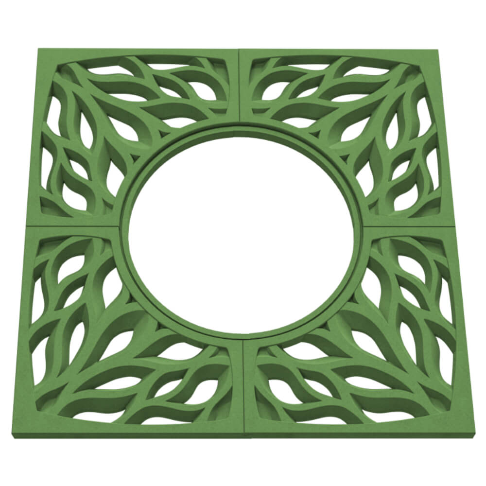 Приствольная решетка для дерева ZKING CRUST 1.2х1.2м Зеленая в Златоусте фото