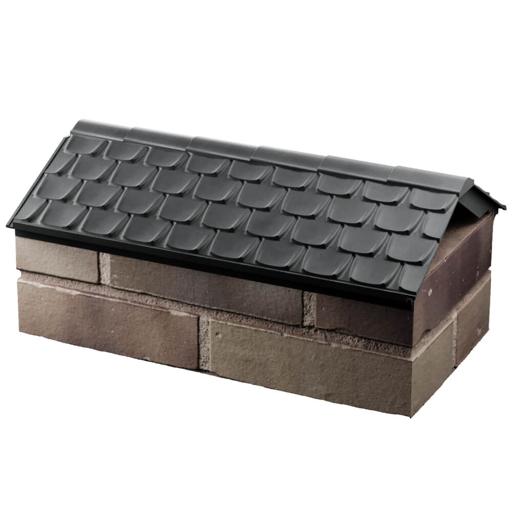 Парапет Zking Эльбрус Серый с посадкой на 1 кирпич (255мм) в Златоусте фото