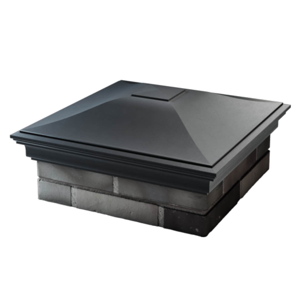 Колпак Zking Монблан Серый на столб 2х2 кирпича (515х515мм) в Златоусте фото