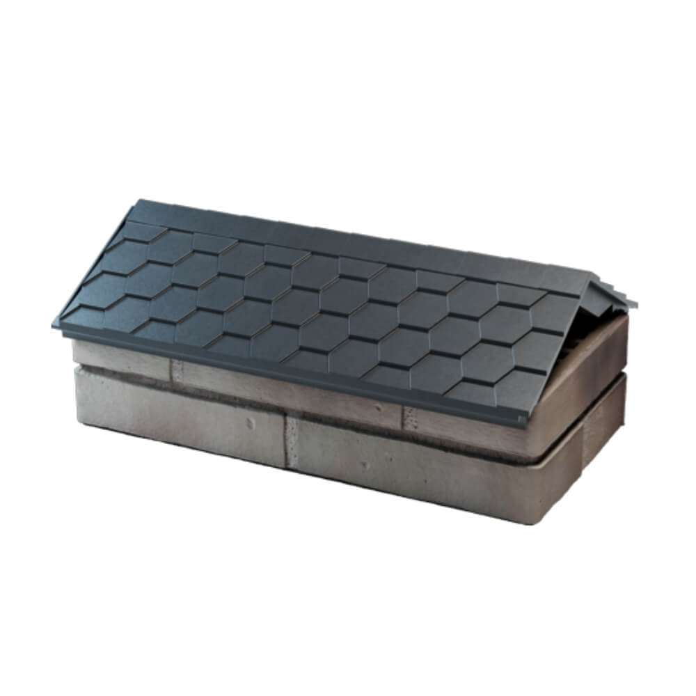 Парапет Zking Эверест Серый с посадкой на 1 кирпич (200/225/255мм) в Златоусте фото