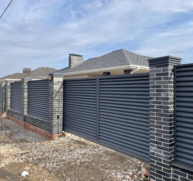 Колпак Zking Бона ХайТек Серый на столб 1.5х1.5 кирпича (385х385мм) в Златоусте фото