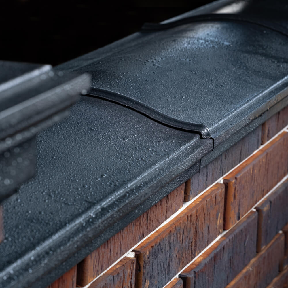 Парапет Zking Монблан Черный посадка на 0.5 кирпича (130мм) в Златоусте фото