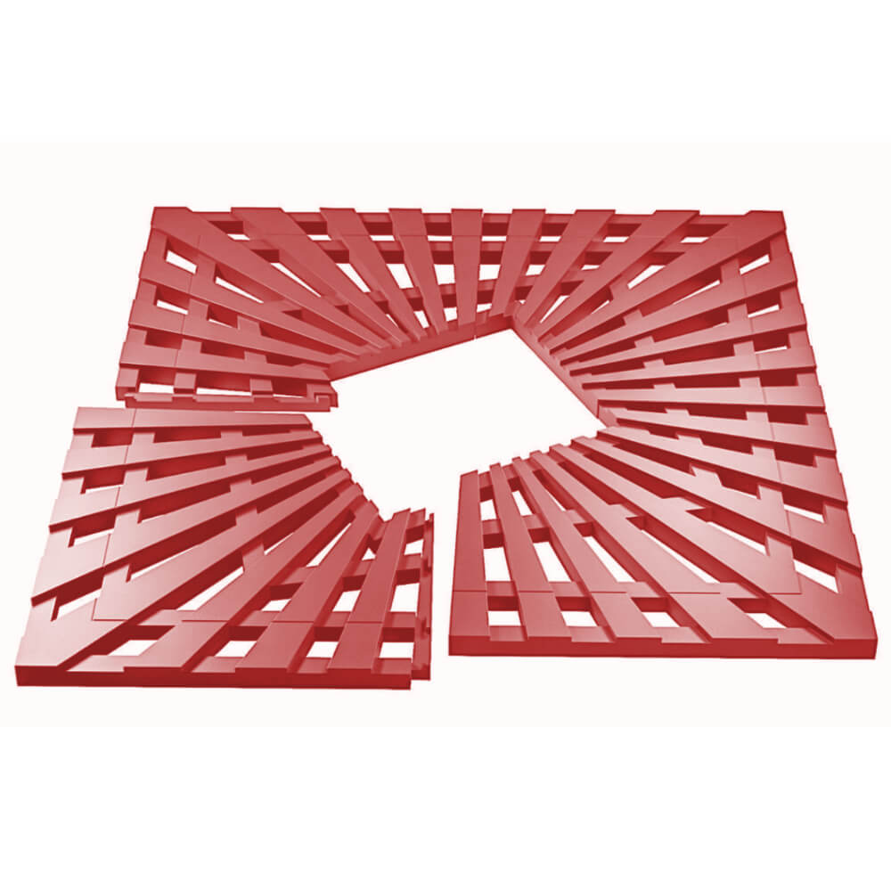 Приствольная решетка для дерева ZKING ATMOSPHERE 1.2х1.2м Красная в Златоусте фото