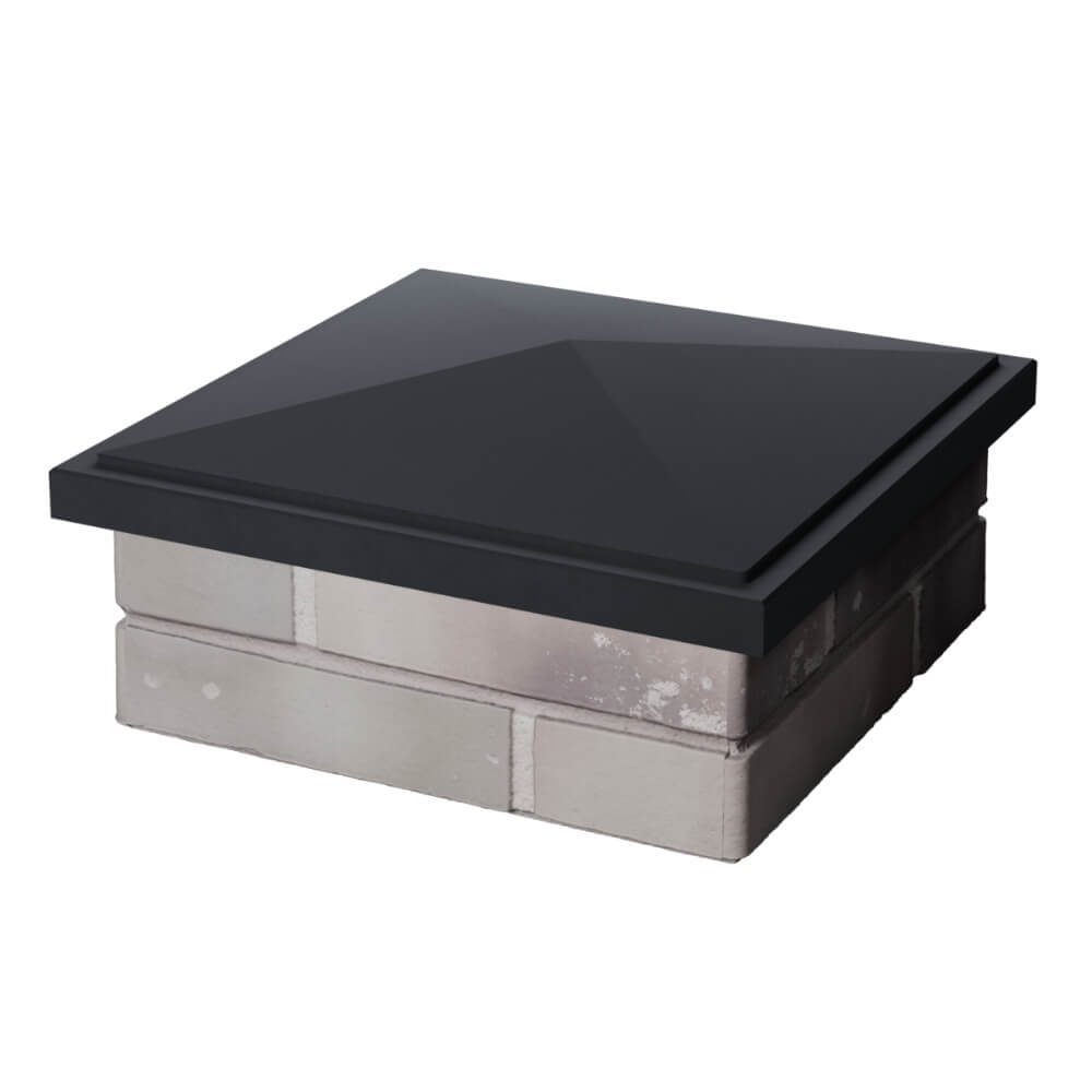 Колпак Zking БонаМоно Серый на столб 1.5х1.5 кирпича (385х385, 400х400мм) в Златоусте фото