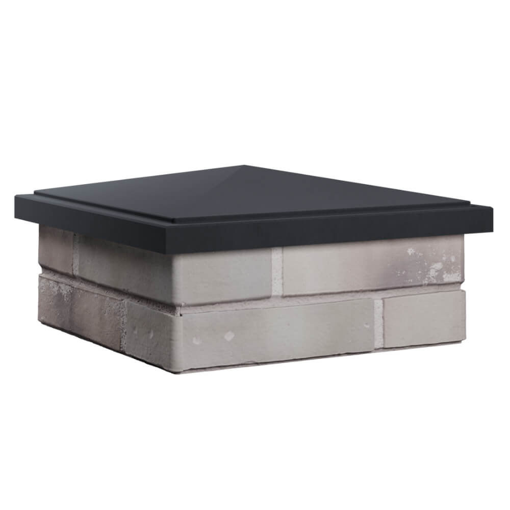 Колпак Zking БонаМоно Серый на столб 1.5х1.5 кирпича (385х385, 400х400мм) в Златоусте фото