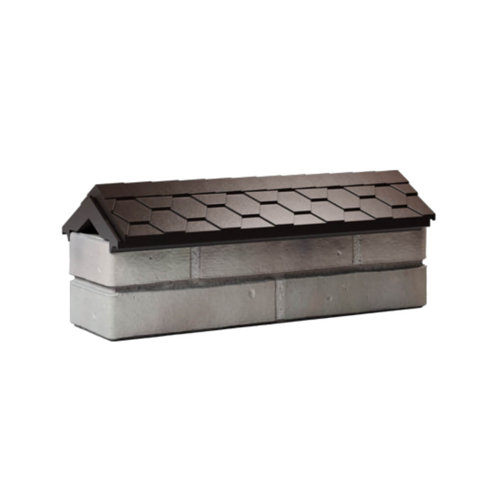 Парапет Zking Эверест Коричневый с посадкой на 0.5 кирпича (130мм) Златоуст фото