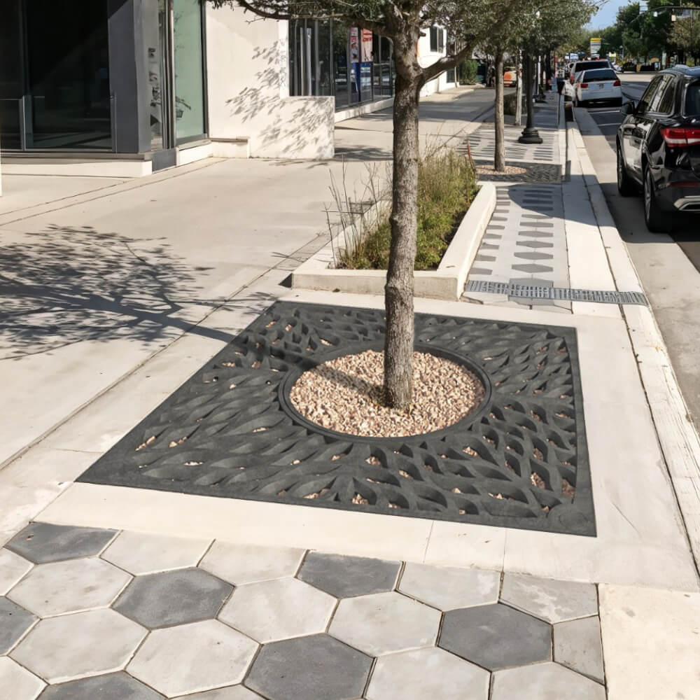 Приствольная решетка для дерева ZKING CRUST 2х2м Черная в Златоусте фото