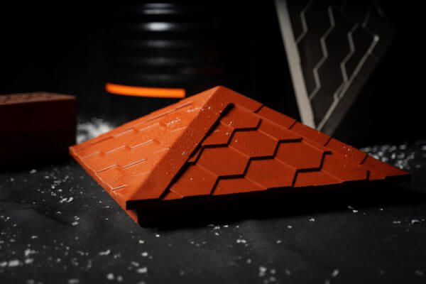 Колпак Zking Эверест Красный на столб 1.5х1.5 кирпича (390х390мм) в Златоусте фото