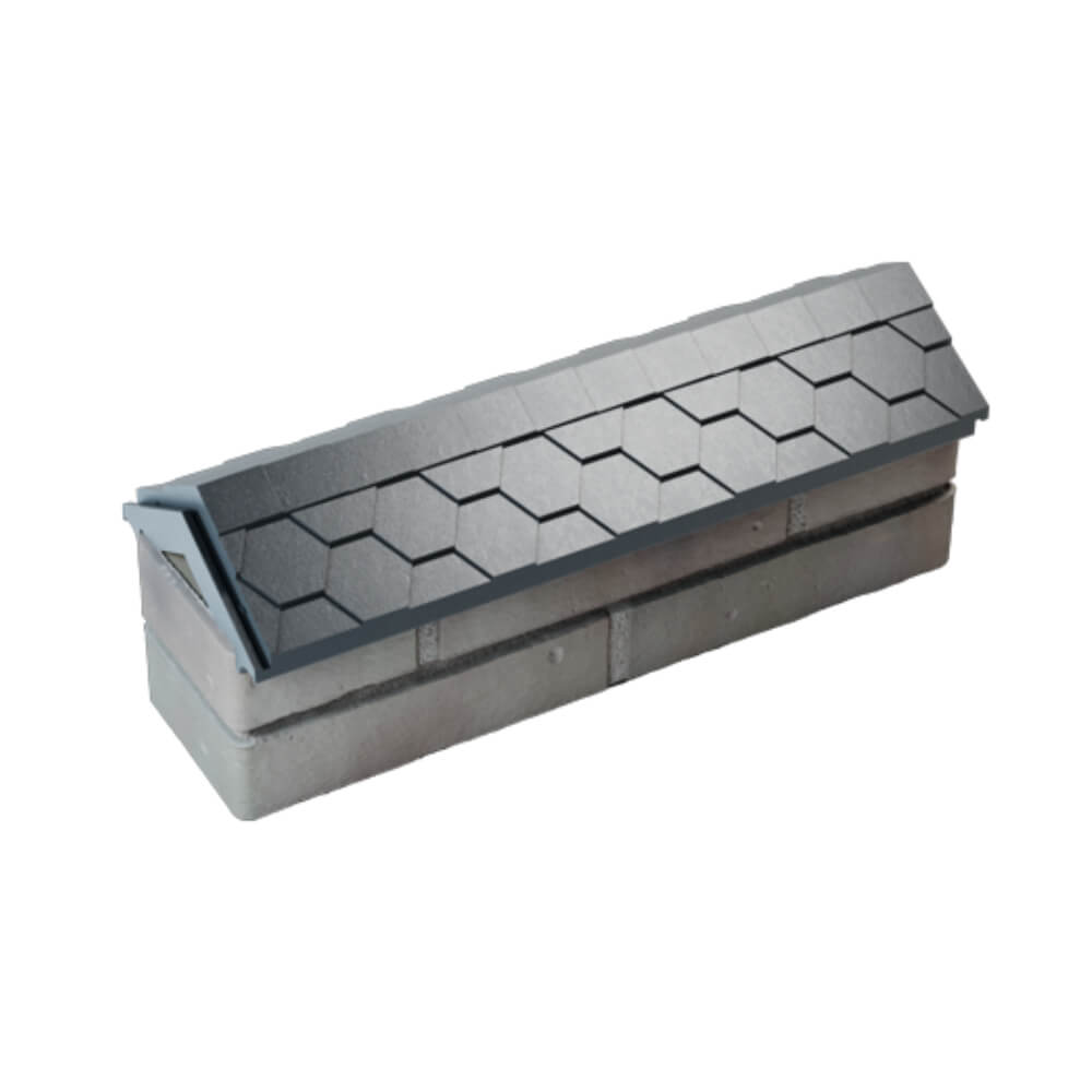 Парапет Zking Эверест Серый с посадкой на 0.5 кирпича (130мм) в Златоусте фото